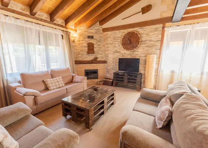 Casa Entre Hoces10-12paxjardín Y Barbacoa *